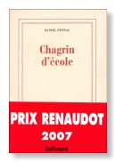 Couverture de Chagrin d'école