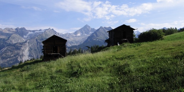 Zen H&auml;usern et Bietschhorn