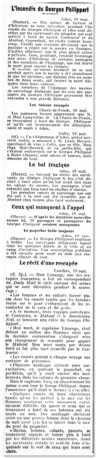 Tribune Lausanne 1932-05-19